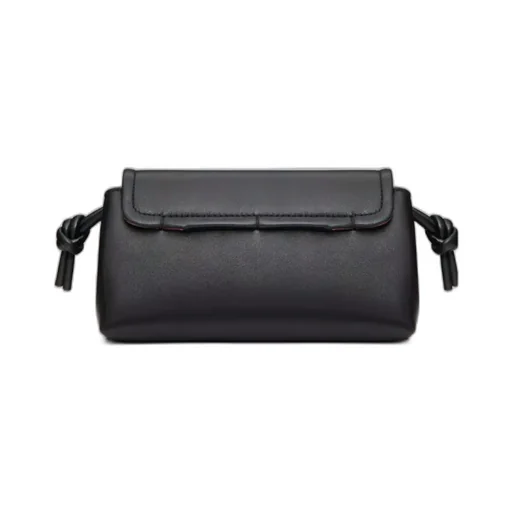 Vlogo Plaque Foldover Top Shoulder Bag