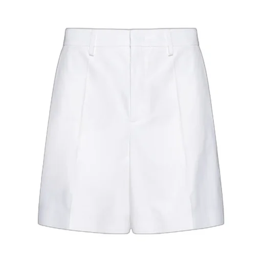 Pleated Bermuda Shorts