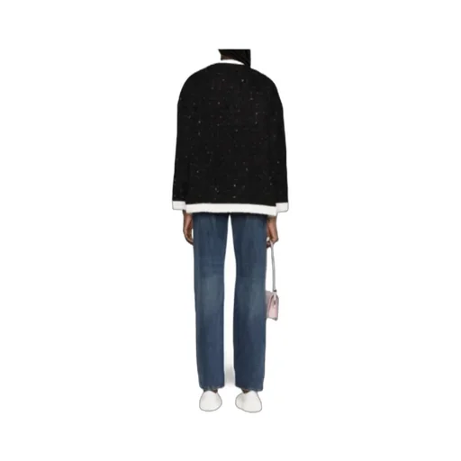 Long-Sleeved Knitted Cardigan