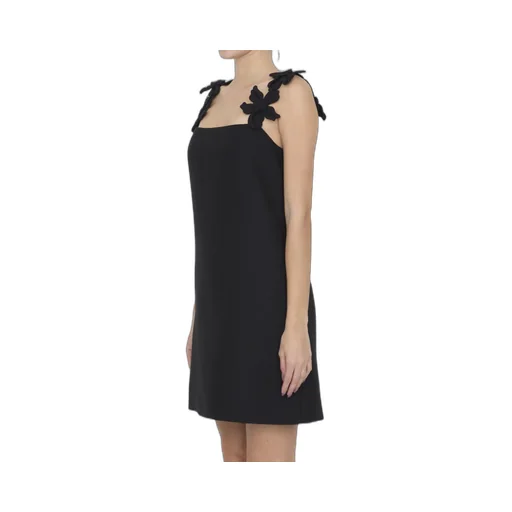 Crepe Couture Sleeveless Mini Dress