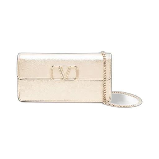 Vlogo Signature Foldover Top Wallet