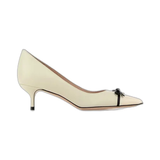 Bow Detailed Pointed Toe Pumps