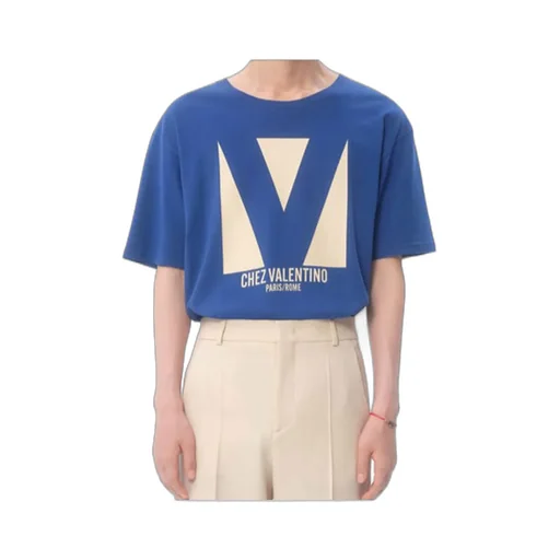 Chez Valentino-Print T-Shirt