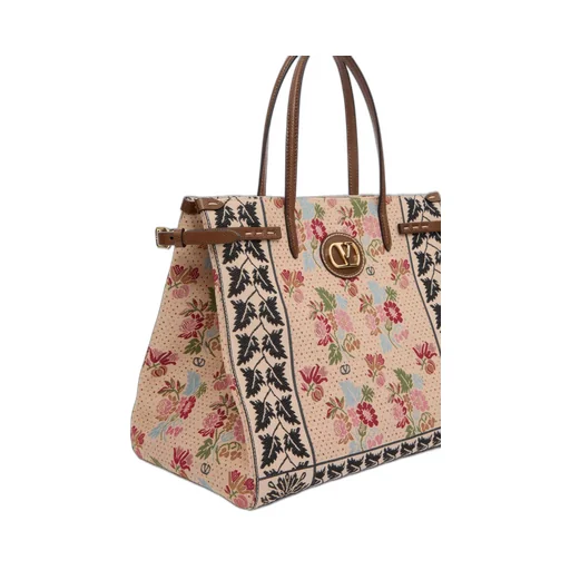 Antibes Logo Plaque Medium Tote Bag