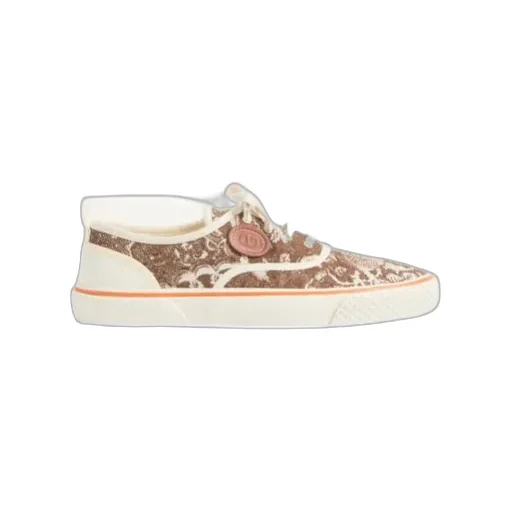 Patterned-Jacquard Sneakers