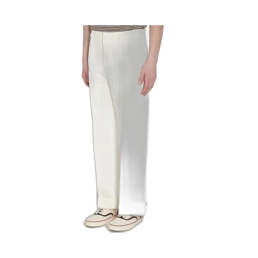 Relaxed Fit Straight Leg Trousers