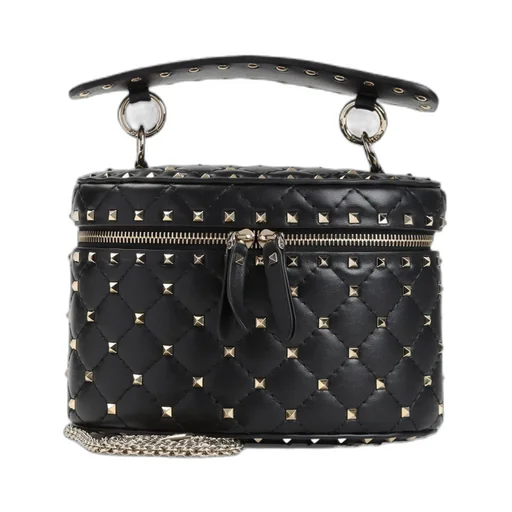 Rockstud Zip-Up Tote Bag