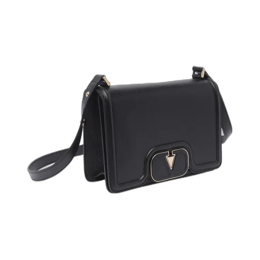 Vlogo Leather Shoulder Bag