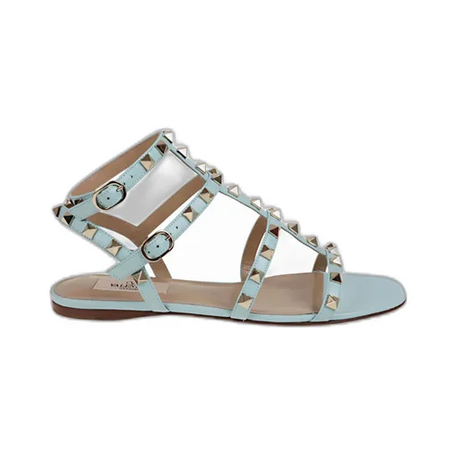 Garavani Rockstud Open Toe Ankle-Strap Sandals