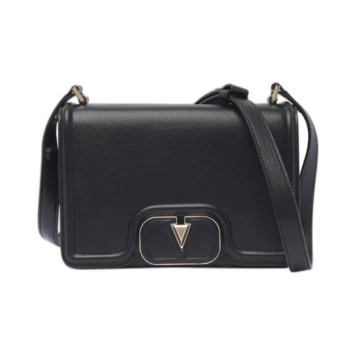 Vlogo Leather Shoulder Bag