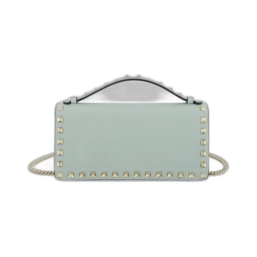 Garavani Rockstud Foldover Top Clutch Bag