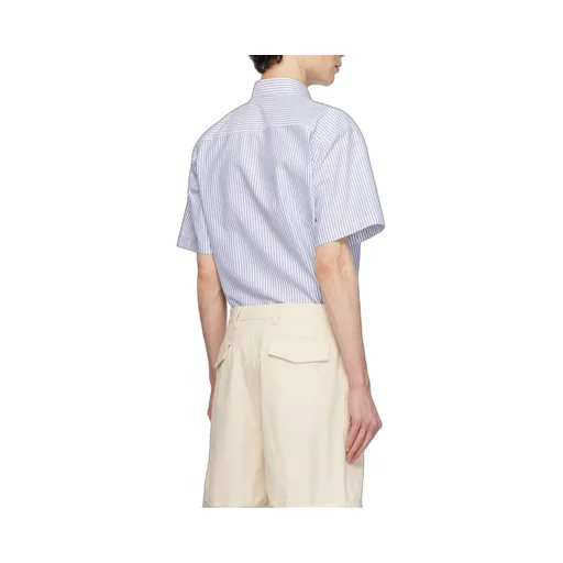 Striped Button-Up Shirt