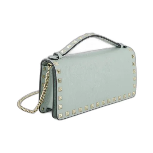 Garavani Rockstud Foldover Top Clutch Bag