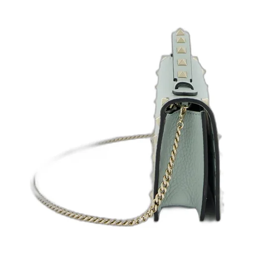 Garavani Rockstud Foldover Top Clutch Bag