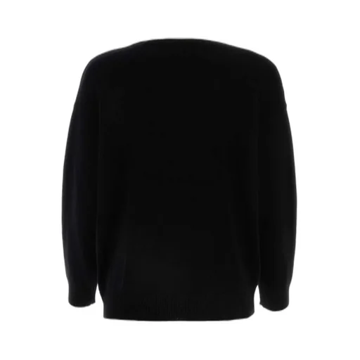 Logo Plaque V-Neck Cardigan