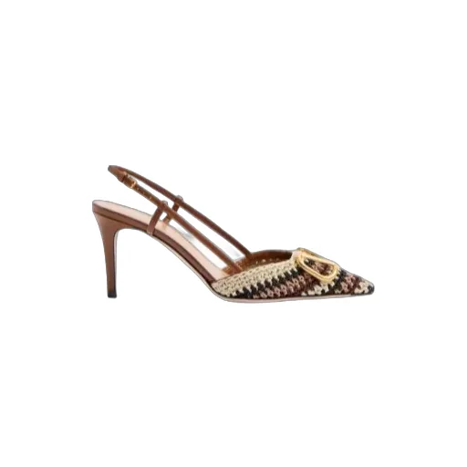 Vlogo Signature Pointed Toe Slingback Pumps