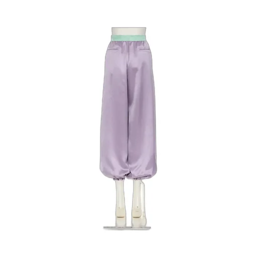 Satin Tapered Trousers