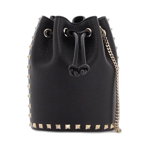 Rockstud Drawstring Bucket Bag
