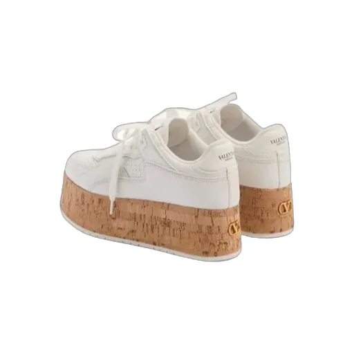 Freedots Xl Calfskin And Cork Sneaker