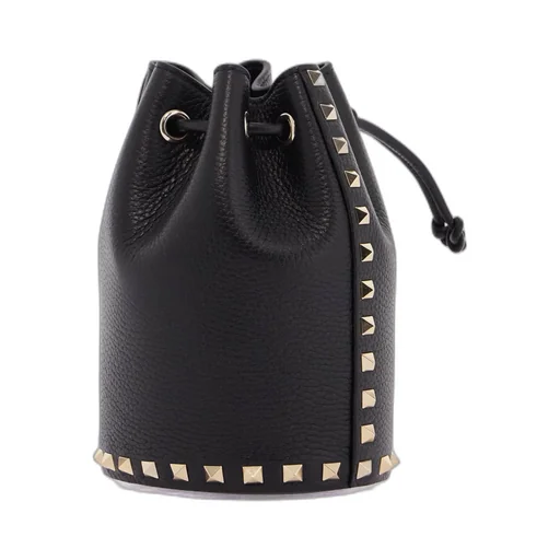 Rockstud Drawstring Bucket Bag