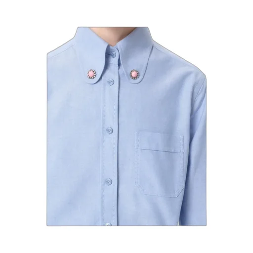 Button-Up Long-Sleeved Shirt