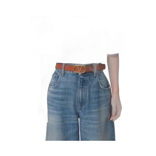 Vlogo Signature Belt In Shiny Calfskin 30 Mm