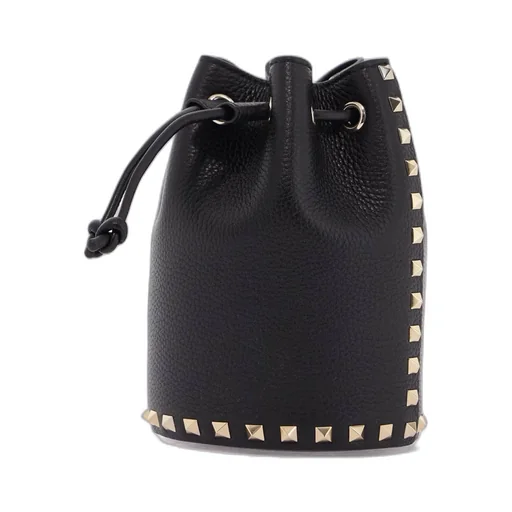 Rockstud Drawstring Bucket Bag