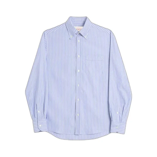 Striped Button-Down Shirt