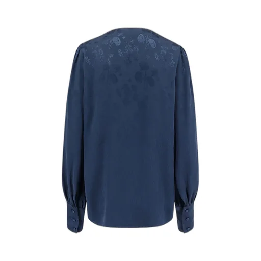 Floral Patterned Button-Up Top