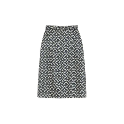 Toute La V Pleated Midi Skirt