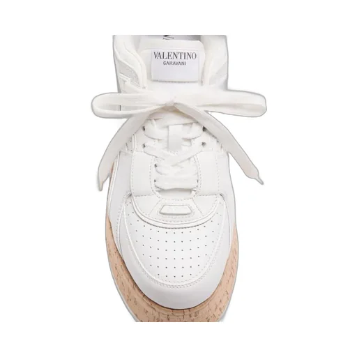 Freedots Xl Calfskin And Cork Sneaker