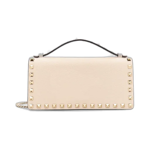Rockstud Foldover Top Tote Bag