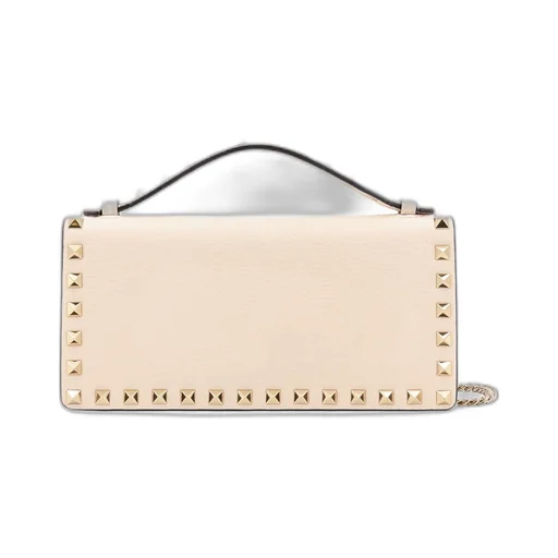 Rockstud Foldover Top Tote Bag