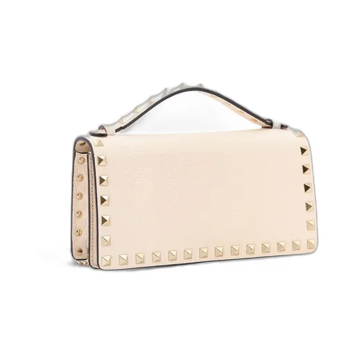 Rockstud Foldover Top Tote Bag