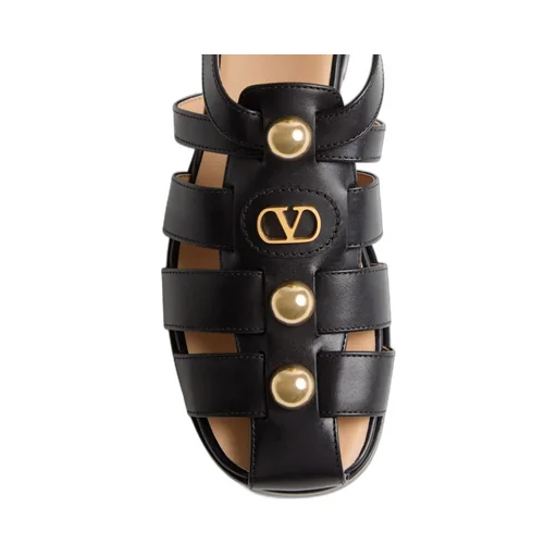 Vlogo Signature Embellished Fisherman Sandals