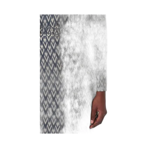 Toute La V Pleated Midi Skirt