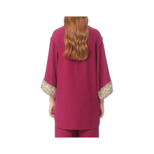 Embellished Crewneck Blouse