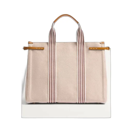 Antibes Logo Plaque Large Top Handle Bag