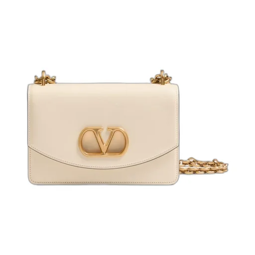 Vlogo Signature Chain-Linked Shoulder Bag