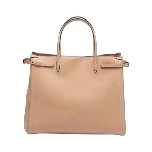 Vlogo Plaque Medium Top Handle Bag