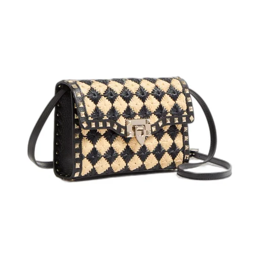 Rockstud All-Over Patterned Small Shoulder Bag