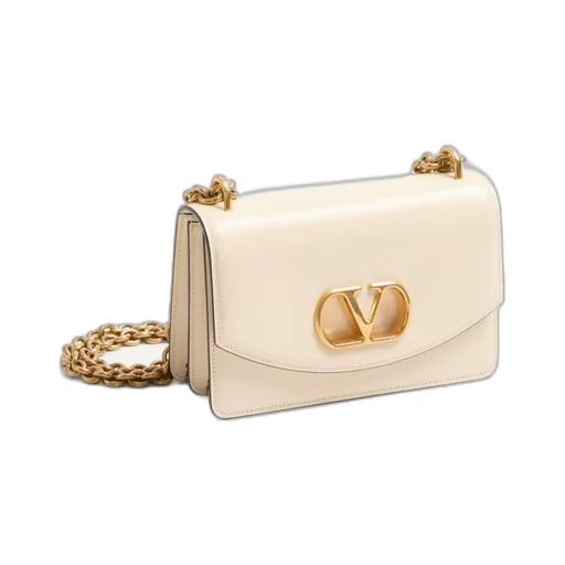 Vlogo Signature Chain-Linked Shoulder Bag