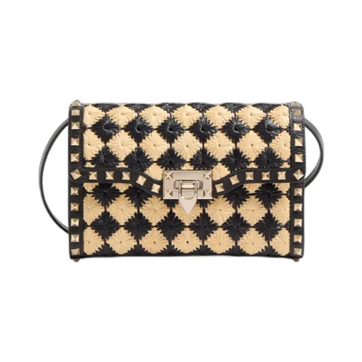 Rockstud All-Over Patterned Small Shoulder Bag