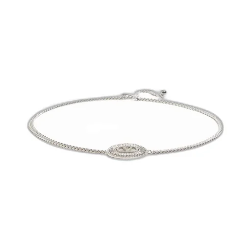 Vlogo Signature Chain Belt With Crystals