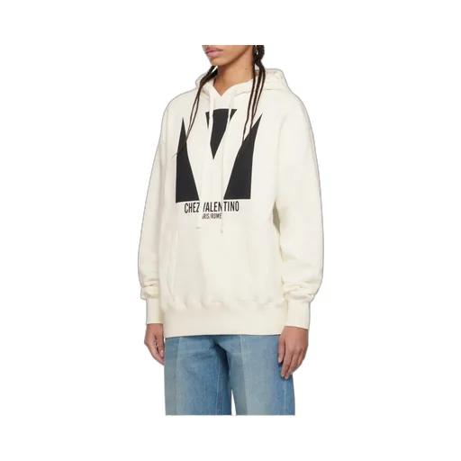 Chez Valentino Oversized Drawstring Hoodie