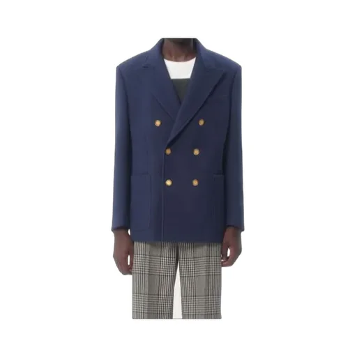 Double-Breasted Double Wool Jacket