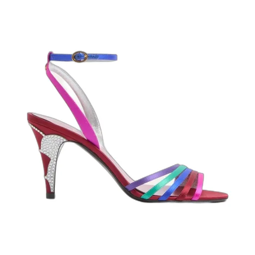 Ladycrush Open Toe Satin Sandals