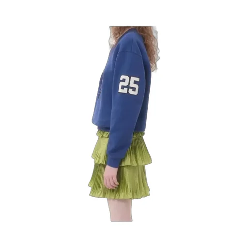 Logo Printed V-Neck Sweatshirt