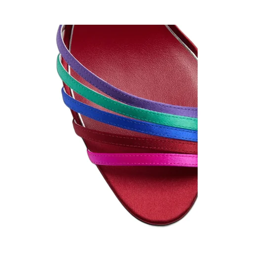 Ladycrush Open Toe Satin Sandals