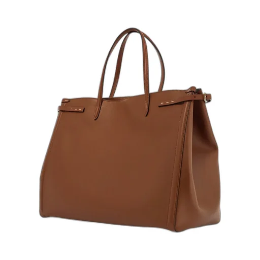 Antibes Vlogo Plaque Medium Tote Bag